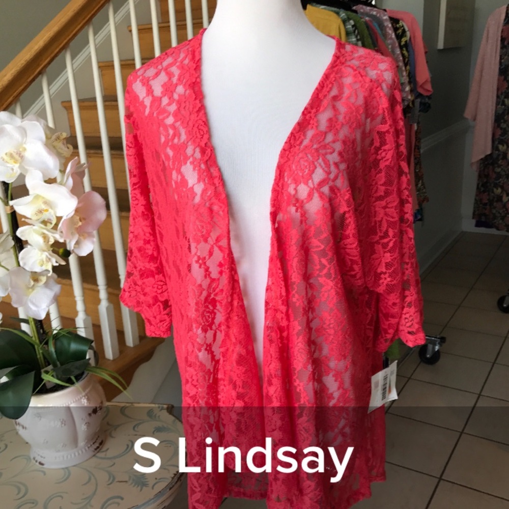 LuLaRoe lace cardigan